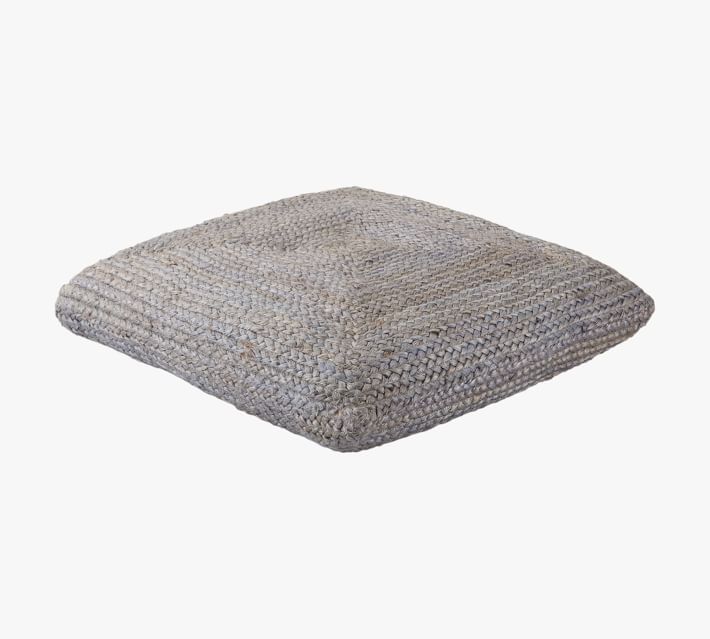 Jute Floor Cushion, 26 x 26 - Revival™