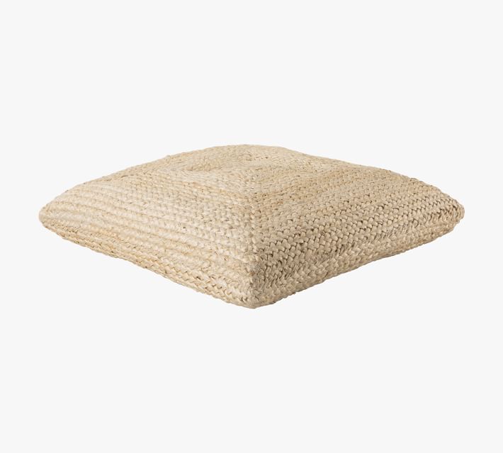 Jute Floor Cushion, 26 x 26 - Revival™