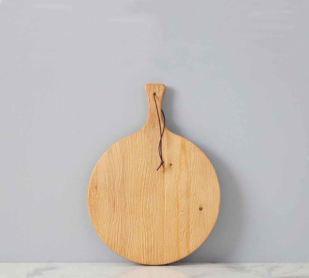 Modern Wood Round Cheese Board