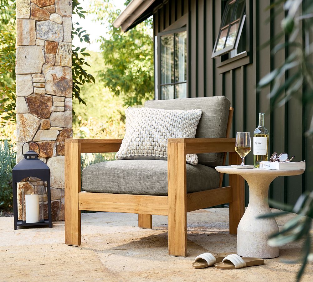 Malibu Teak Outdoor Lounge Chair