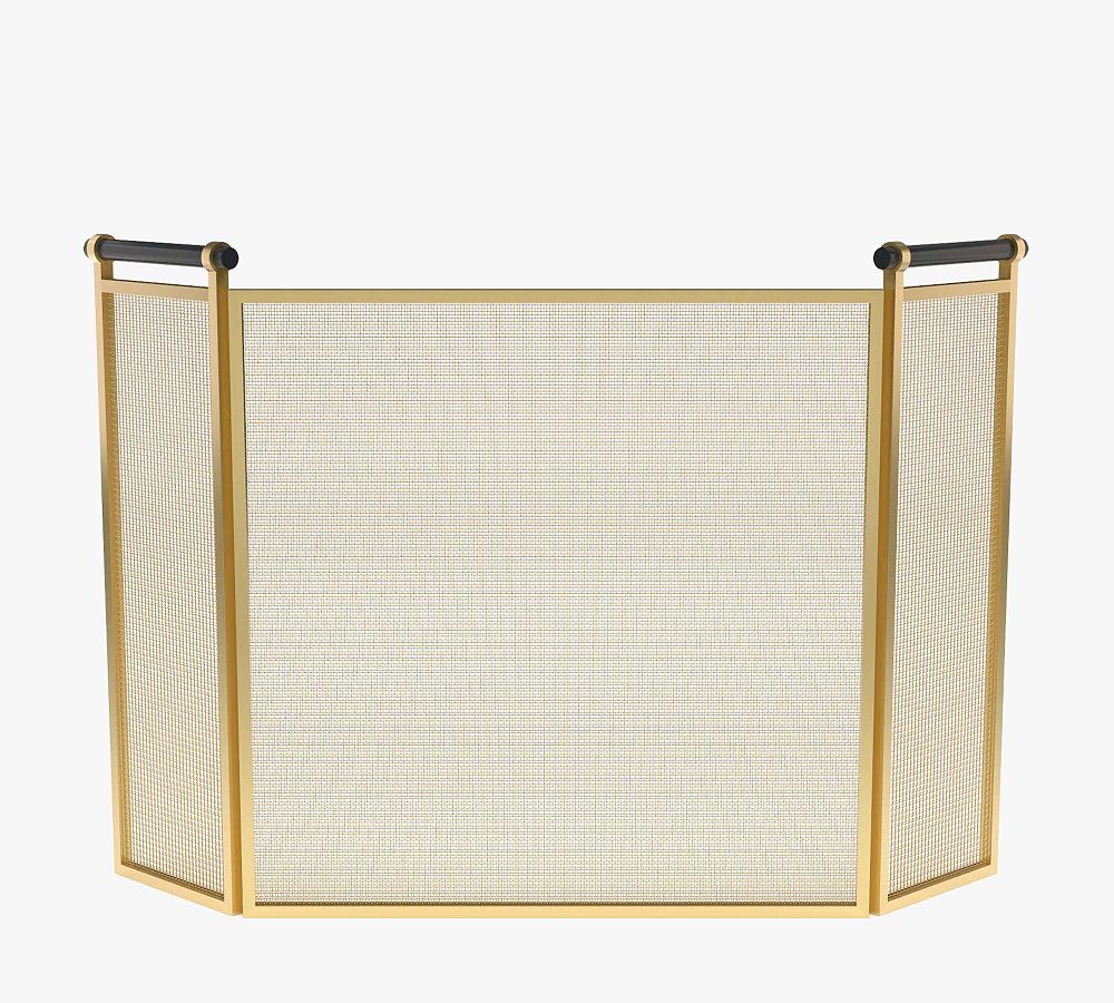Calabar Fireplace TriPanel Screen Pottery Barn
