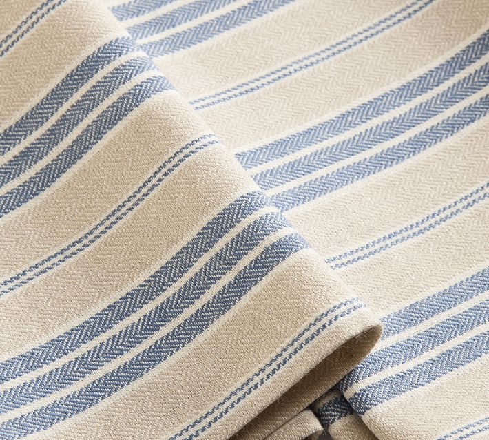 Colette Stripe Cotton/Linen Tea Towels - Set of 2