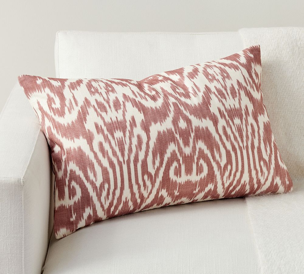 Vega Ikat Lumbar Pillow Pottery Barn