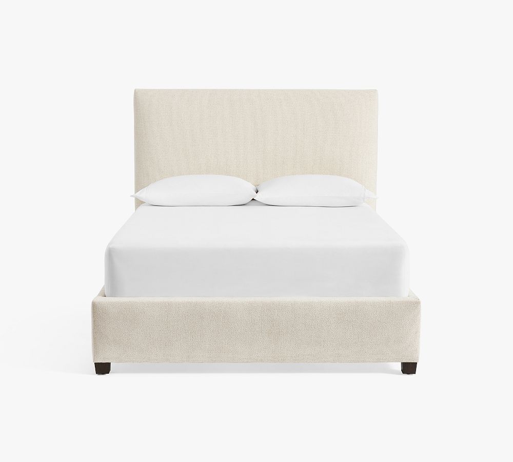Raleigh Square Upholstered Bed - Quick Ship