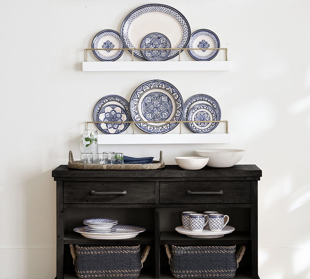 Beautiful Modern Plate and Dish Rack, Mug Set Rack Display, Plate Display,  Wall Hanging Dish Rack, Home Wall Art Display, 
