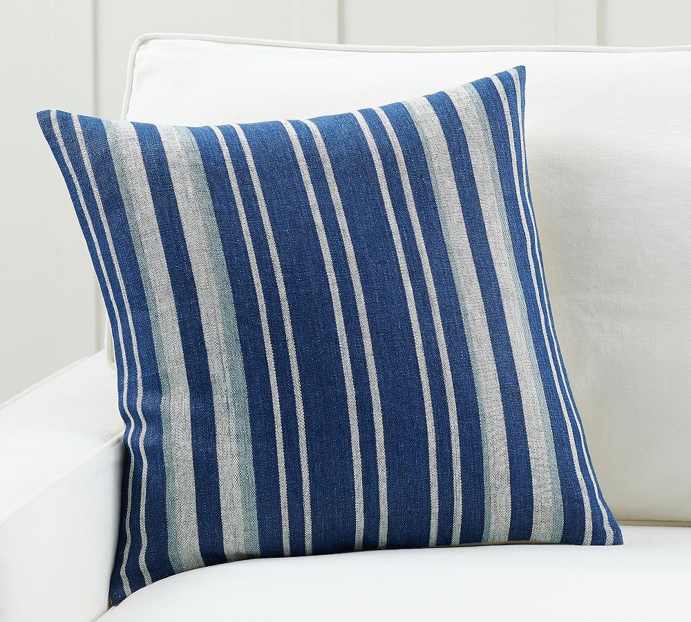Atlas Striped Pillow Cover Pottery Barn