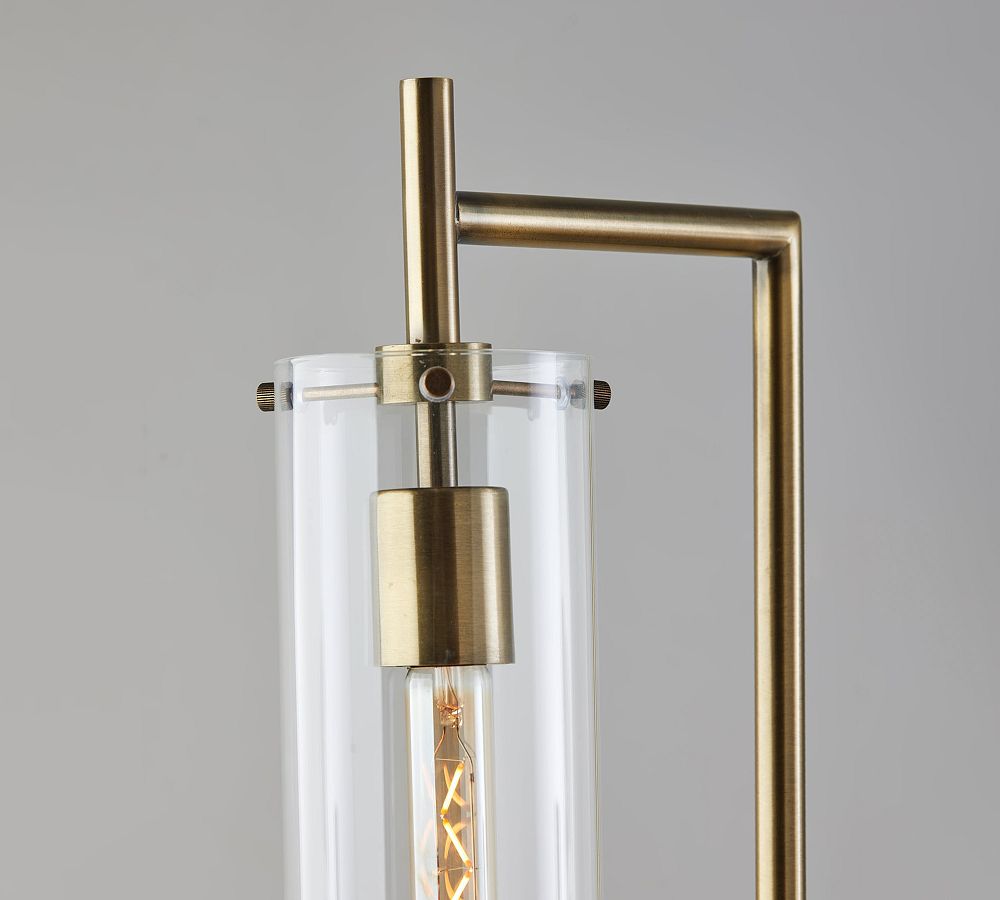 Maiden Glass Tube Floor Lamp | Pottery Barn