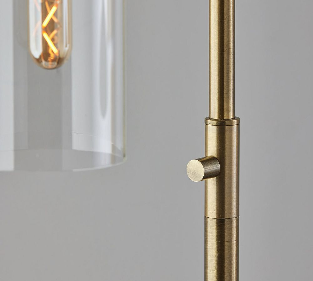 Maiden Glass Tube Floor Lamp | Pottery Barn