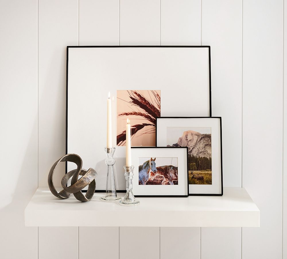 Brighton Floating Wood Shelves Pottery Barn