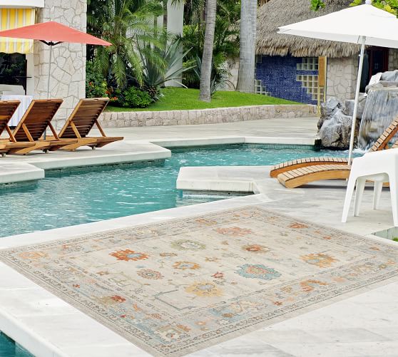 Viviane Outdoor Rug Pottery Barn