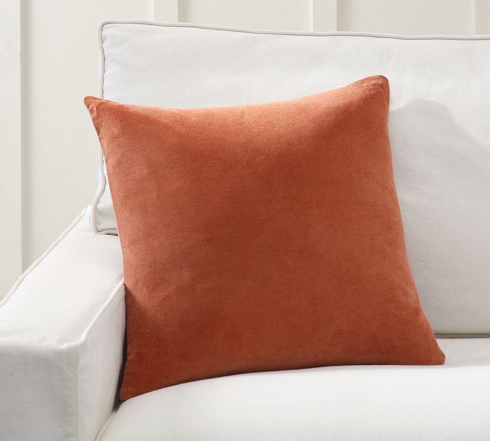 Burnt orange floor discount pillow