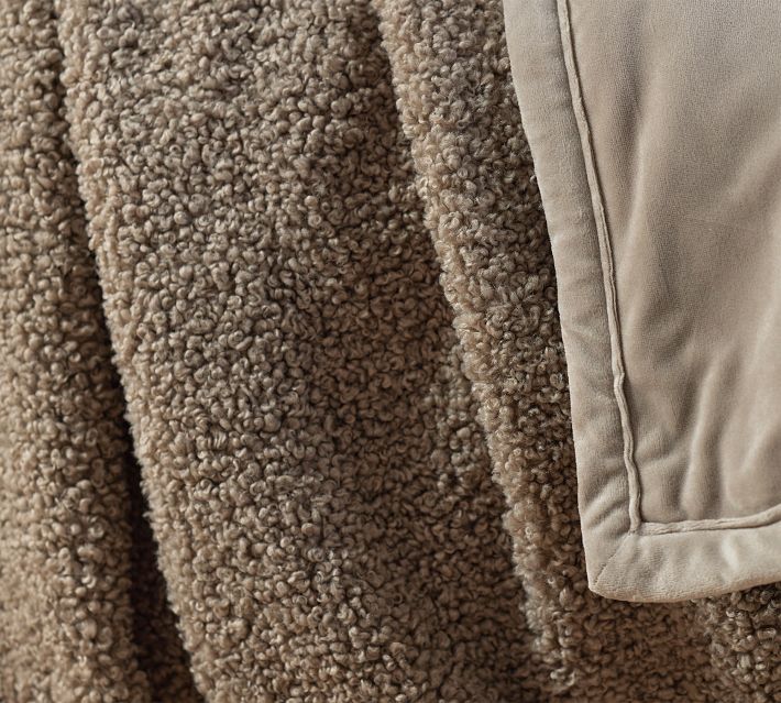 Pottery barn teddy online blanket