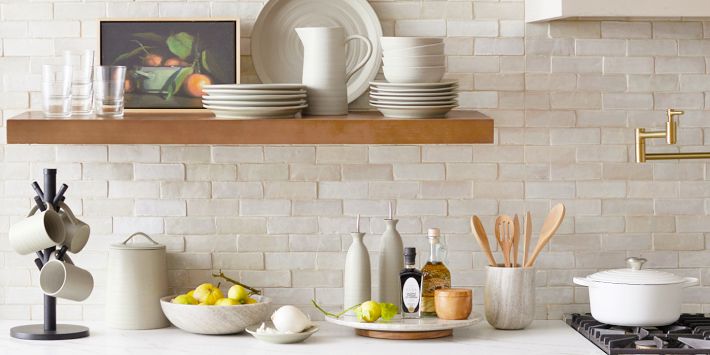 Handcrafted Beige Marble Lazy Susan