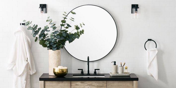 Linden Round Mirror