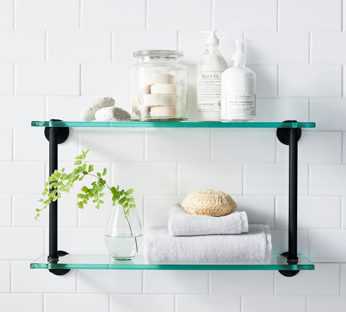 Linden Handcrafted Double Tier Shelf