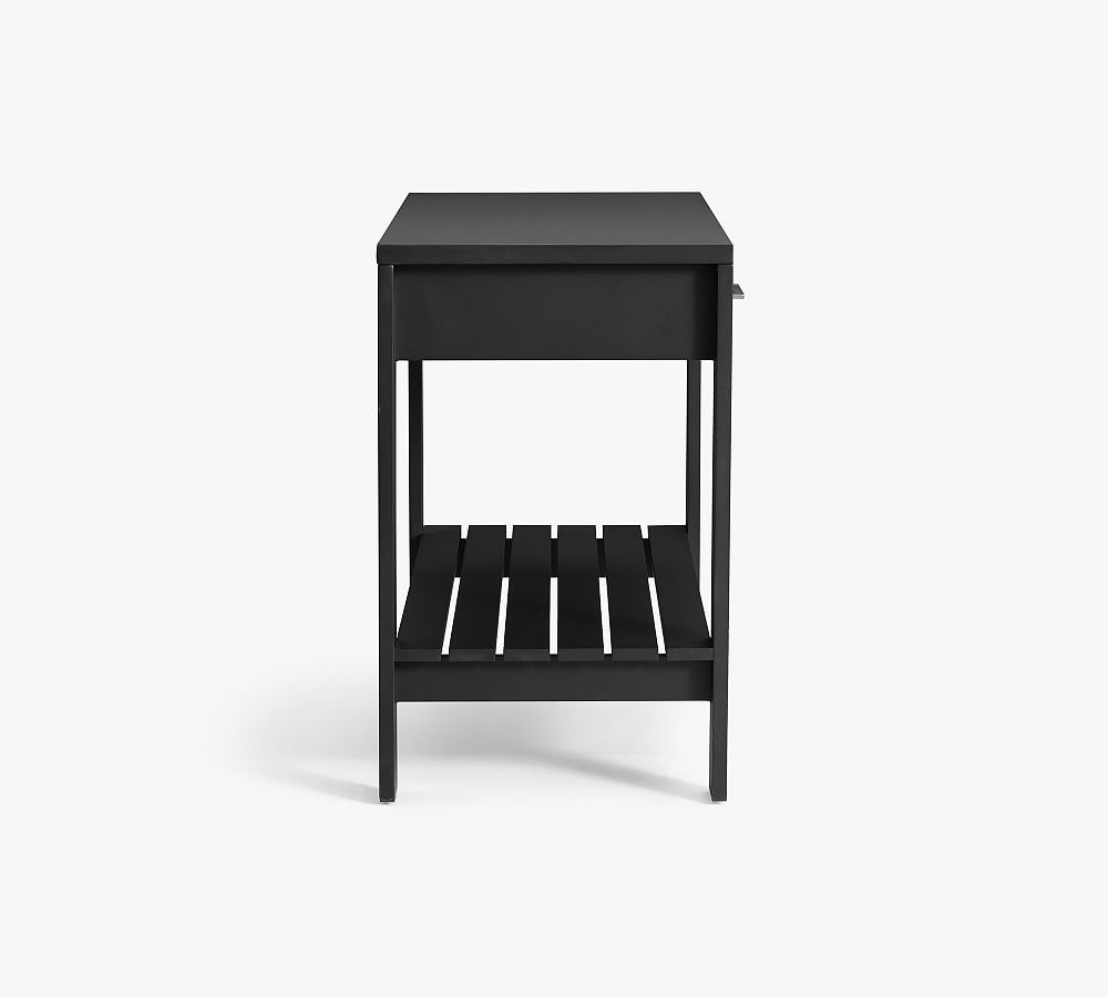 Malibu Metal Outdoor Kitchen Island Pottery Barn