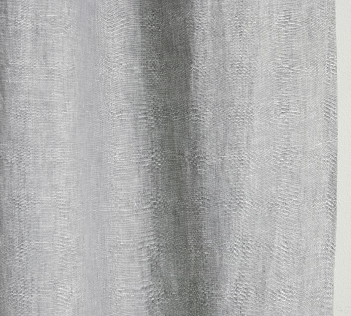 West Elm Metallic Belgian Flax Linen Napkins - Set Of 4 - Silver