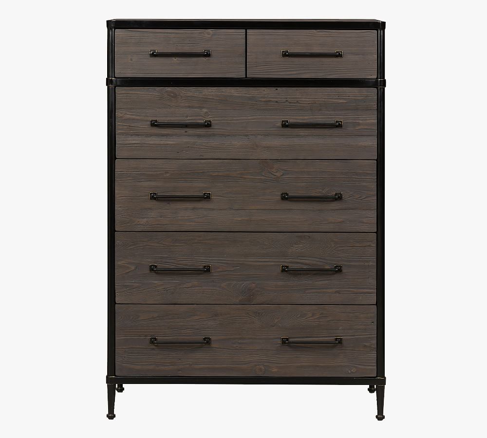Juno Reclaimed Wood 6Drawer Tall Dresser Pottery Barn