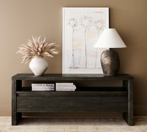 Pismo Reclaimed Wood Console Table Barn | Pottery