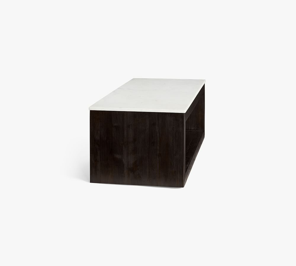 Folsom Rectangular Marble Coffee Table