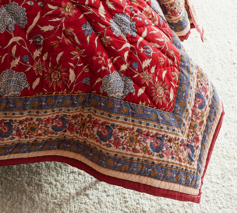 Ramsey Handcrafted Reversible Quilt | Pottery Barn