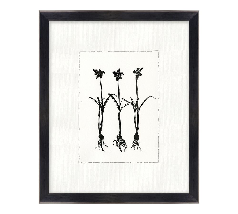 Block Print Floral Wall Art Pottery Barn