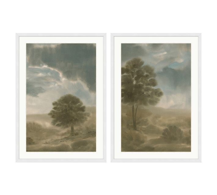 Chelsea Grove White Canvas Contemporary Wall Art