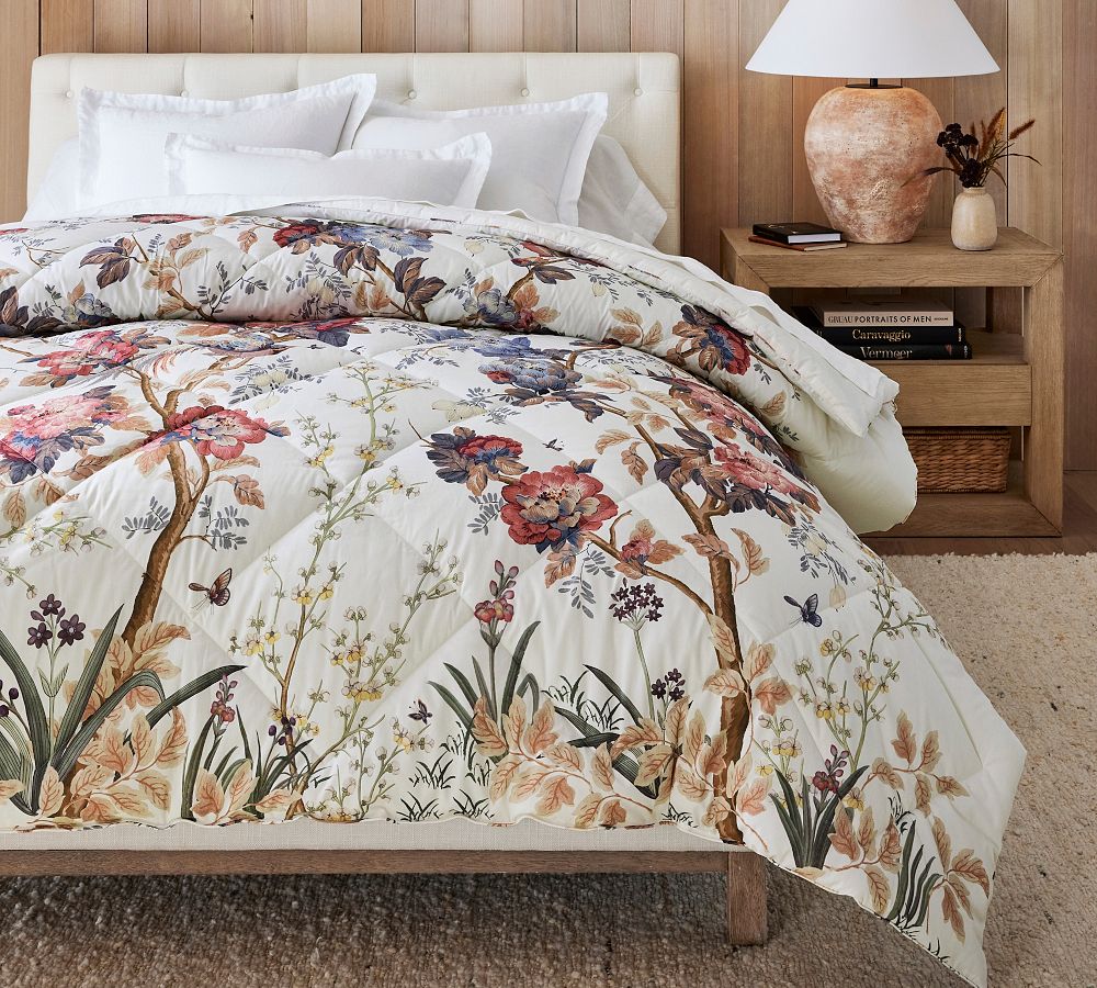 Piper Floral Percale Comforter Pottery Barn
