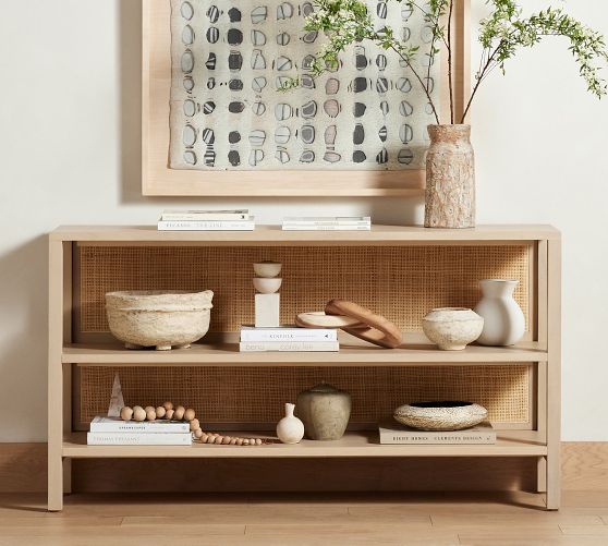 Dolores Console Bookcase (60") Pottery Barn