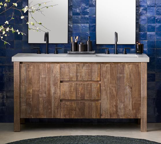 Keene 60 Double Sink Vanity Pottery Barn 