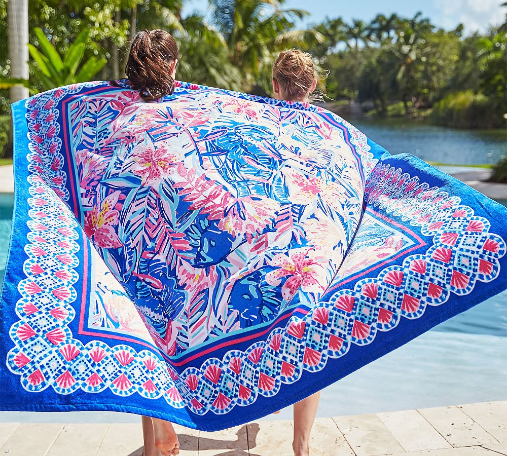 Lilly pulitzer outlet oversized beach towel