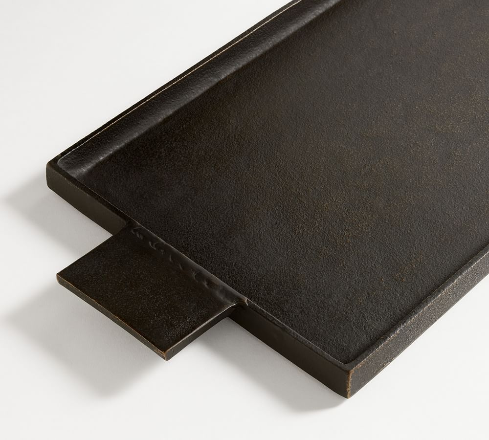 Carter Bronze Handcrafted Metal Trays | Pottery Barn