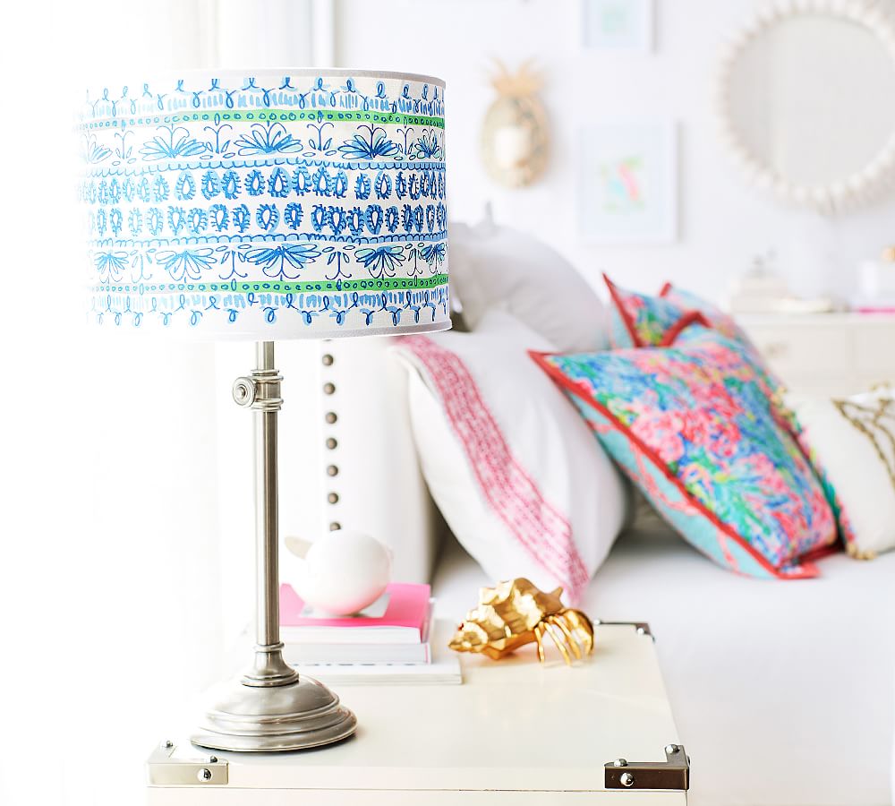 Lilly Pulitzer Straight Sided Drum Shade