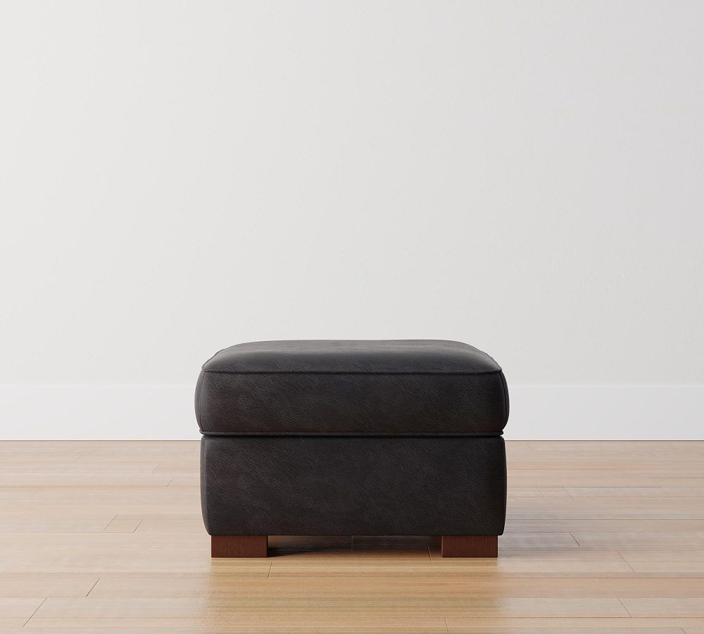 Townsend Leather Ottoman