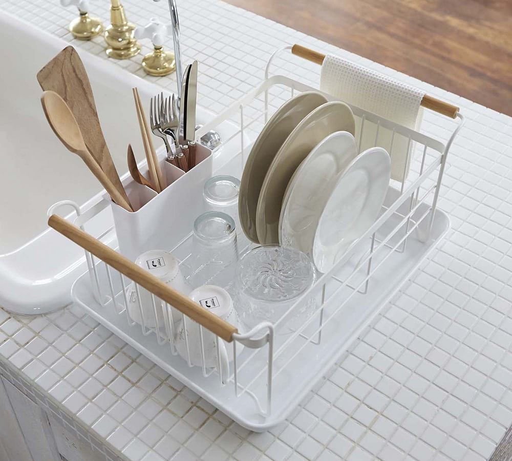 Dish Drying Rack Makeover - The Wicker House