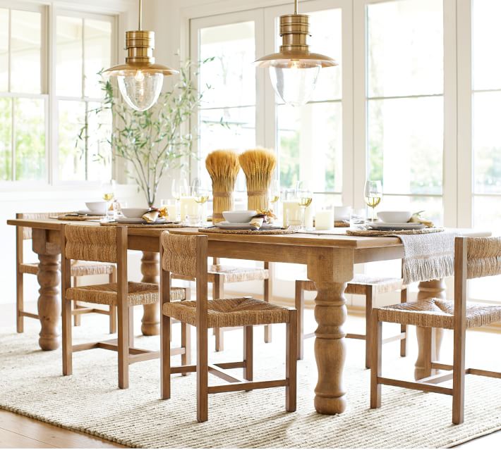 Pottery barn small online dining table