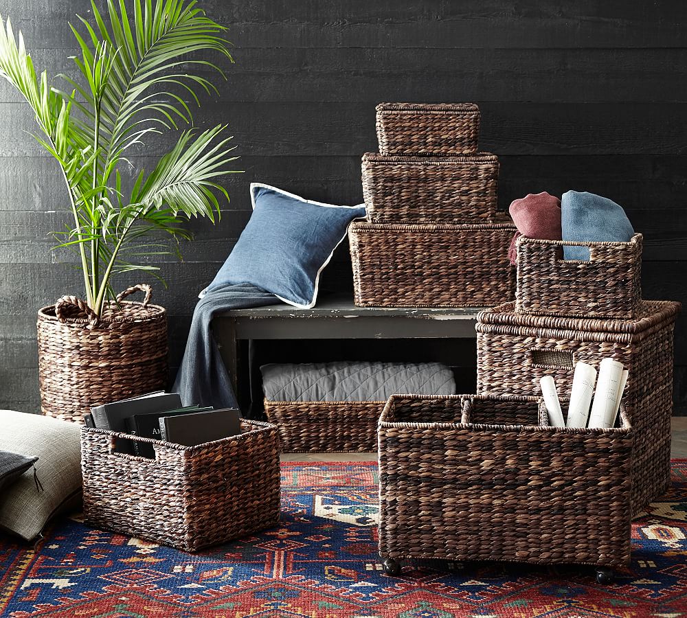 Havana Handwoven Seagrass Sorting Basket | Pottery Barn