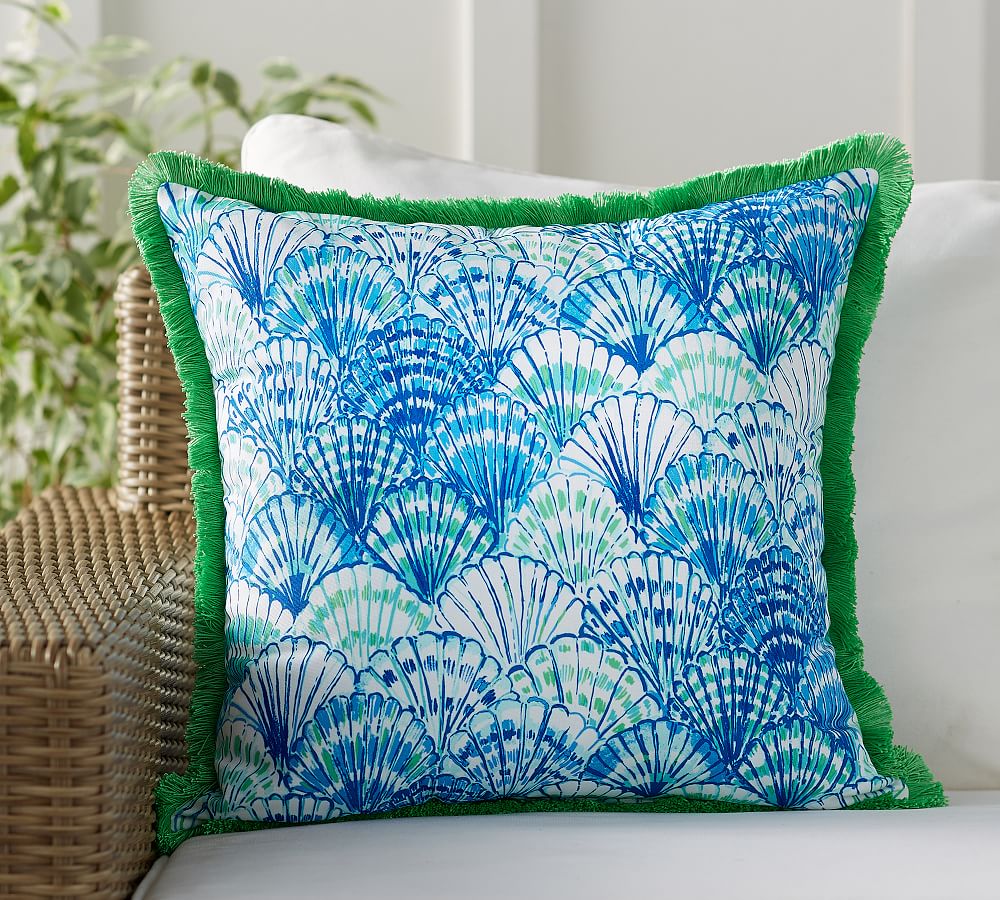 Lilly Pulitzer Oh Shello Printed Outdoor Pillow