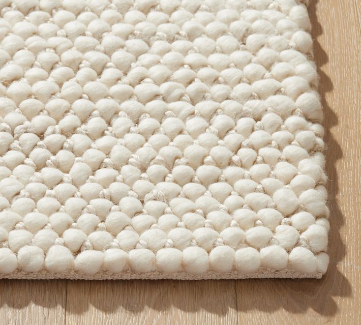 Chunky Knit Sweater Handwoven Rug