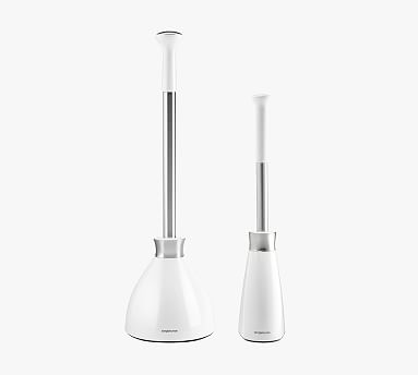  simplehuman Plunger and Toilet Brush Bundle, White : Home &  Kitchen