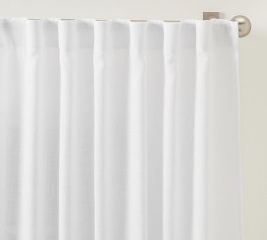 Brixton Textured Curtain - Set of 2 | Pottery Barn