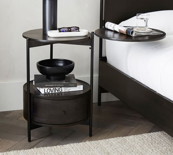 Warren Swivel Nightstand Pottery Barn