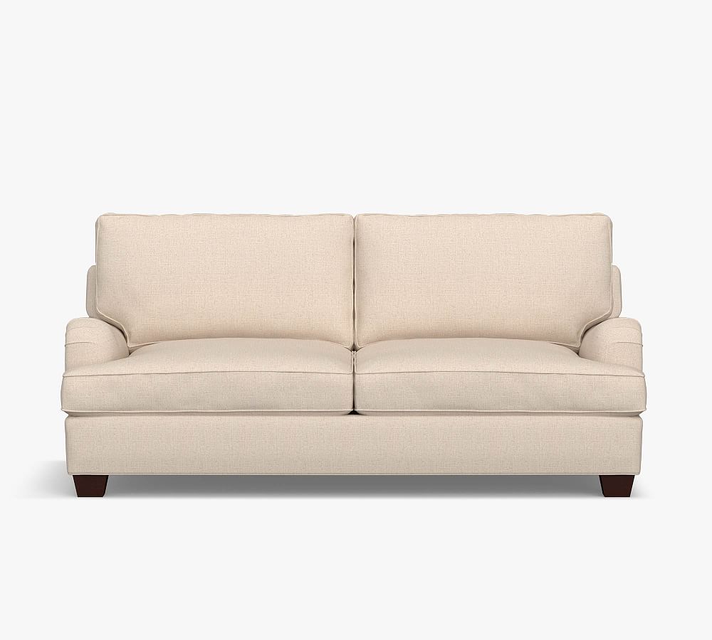 PB English Arm Upholstered Sleeper Sofa with Memory Foam Mattress