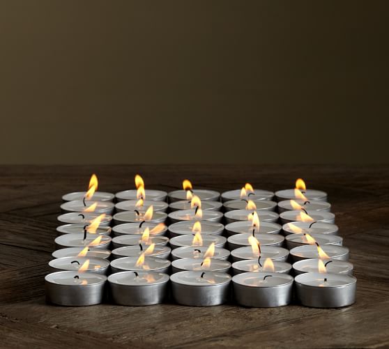 Unscented Tealights - Set of 50 | Pottery Barn