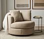 Balboa Leather Swivel Chair | Pottery Barn