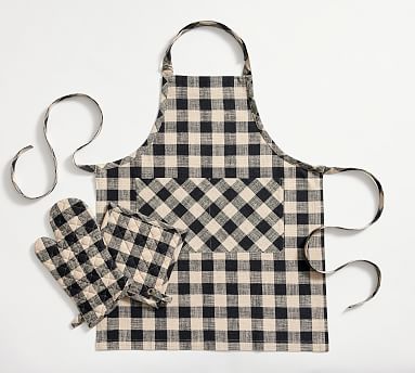 Cooking Apron/mitt/pot Holder 3pc Set Gray - Mu Kitchen : Target