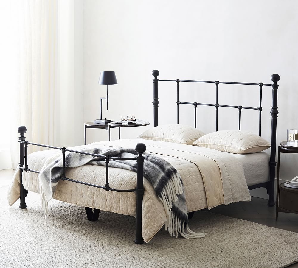 Pottery barn store brass bed