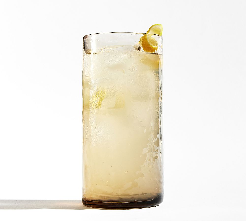 Hammered Handcrafted Drinking Glasses - Smoke