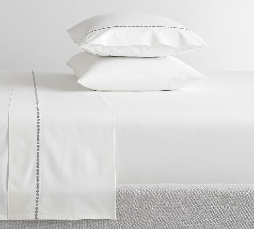 Pearl Organic Percale Sheet Set