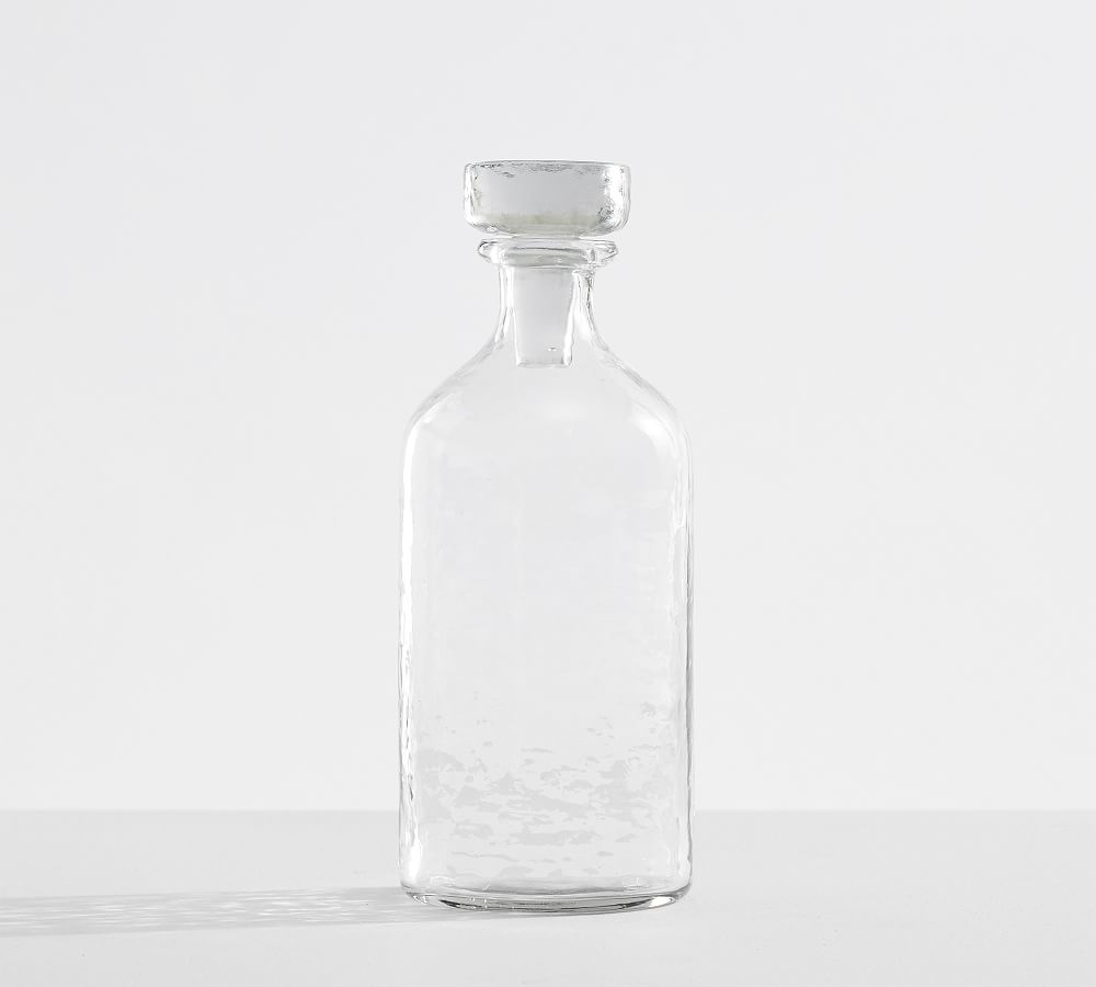 Hammered Handcrafted Glass Liquor Decanter